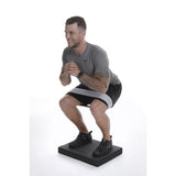 BODYMATE-Balance-Pad-Balance-Trainer-Gleichgewichtskissen-weich-schwarz-TPE-44x33x6cm-49x40x6cm-anti-rutsch-oberflaeche