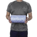 BODYMATE-Faszienrolle-Foam-roller-Rouleau-Massage-fascias-extra-weich-soft-30x15-cm-blau-weiss