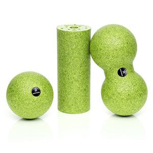 BODYMATE-Faszienrolle-Foam-roller-Rouleau-Massage-fascias-Rodillo-fascial-mini-set-duo-ball-apple-green-apfel-gruen-color-selector
