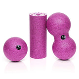 BODYMATE-Faszienrolle-Foam-roller-Rouleau-Massage-fascias-Rodillo-fascial-mini-set-duo-ball-fuchsia-pink-1