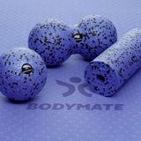 BODYMATE-Faszienrolle-Foam-roller-Rouleau-Massage-fascias-Rodillo-fascial-mini-set-duo-ball-schwarz-blau-3