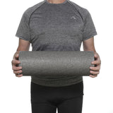 BODYMATE-Faszienrolle-Foam-roller-Rouleau-Massage-fascias-Rodillo-fascial-medium-hard-standard-45x15-cm-carbon-grey