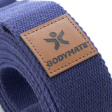 BODYMATE-Yogagurt-gurt-belt-Yoga-Baumwolle-Schnalle-Schlaufen-Strap-Stretching-Cotton-dunkel-blau-blue-4