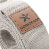 BODYMATE-Yogagurt-gurt-belt-Yoga-Baumwolle-Schnalle-Schlaufen-Strap-Stretching-Cotton-nature-beige-4